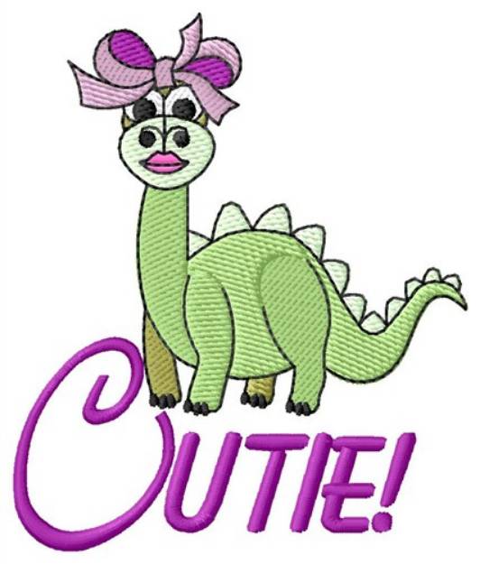Picture of Cutie Dinosaur Machine Embroidery Design