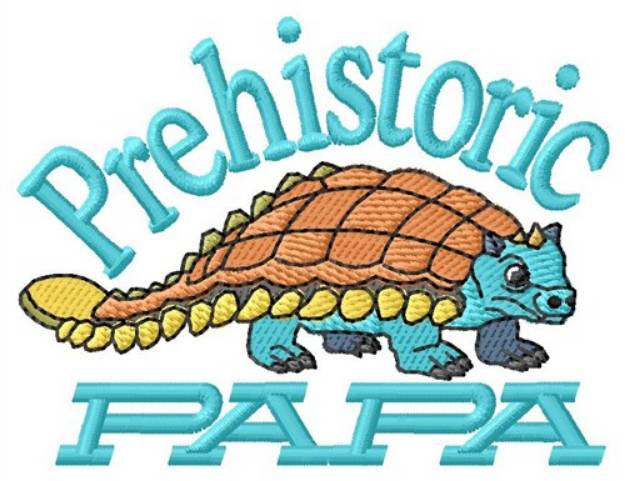 Picture of Prehistoric Papa Machine Embroidery Design