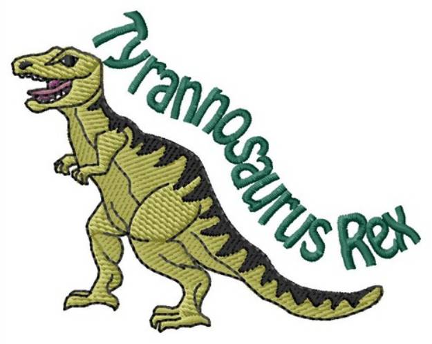 Picture of Tyrannosaurus Rex Machine Embroidery Design