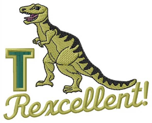 Picture of T Rexcellent Machine Embroidery Design