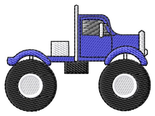 Big Rig Truck Machine Embroidery Design