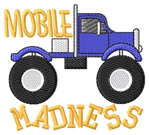 Mobile Madness Machine Embroidery Design