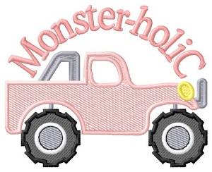 Picture of Monster-holic Machine Embroidery Design