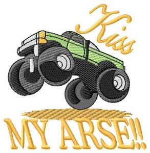 Picture of Kiss My Arse Machine Embroidery Design
