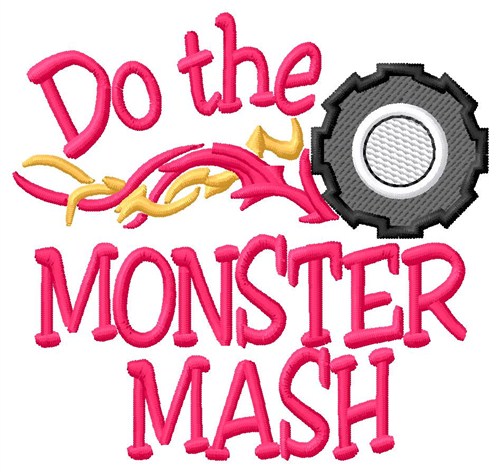 Do The Monster Mash Machine Embroidery Design