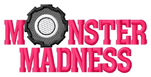 Monster Madness Machine Embroidery Design