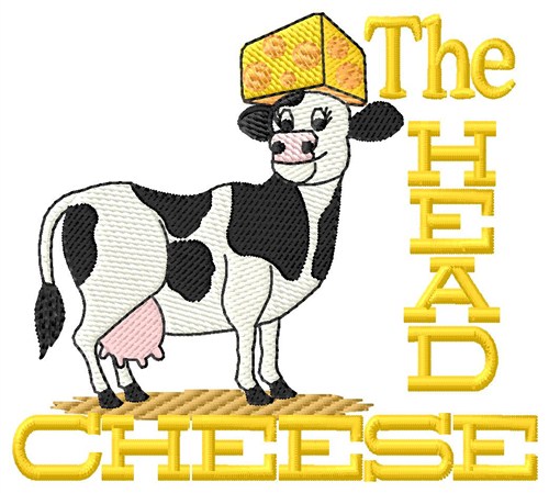 The Head Cheese Machine Embroidery Design