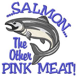 Picture of Salmon Pink Meat Machine Embroidery Design
