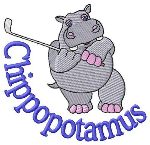 Chippopotamus Machine Embroidery Design