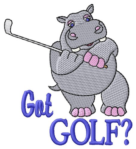 Got Golf? Machine Embroidery Design