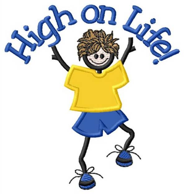 Picture of High On Life Machine Embroidery Design