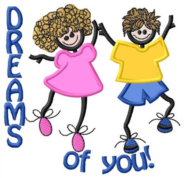Picture of Dreams Of You Machine Embroidery Design