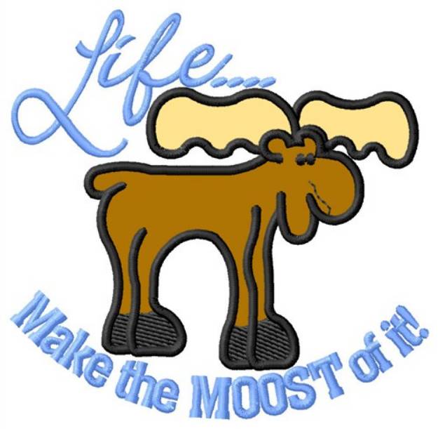 Picture of Make The Moost Of It Machine Embroidery Design
