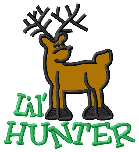Lil Hunter Machine Embroidery Design