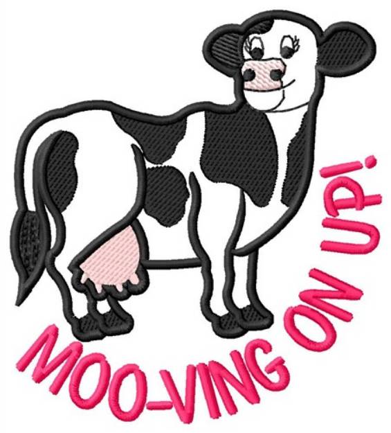 Picture of Moo-ving On Up Machine Embroidery Design