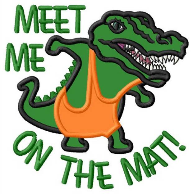 Picture of Meet Me On The Mat Machine Embroidery Design