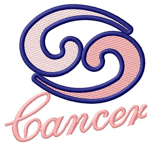 Cancer Zodiac Machine Embroidery Design