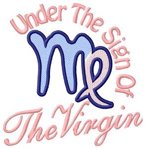 Picture of The Sign Of The Virgin Machine Embroidery Design