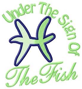 Picture of The Sign Of The Fish Machine Embroidery Design