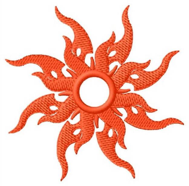 Picture of Tribal Sun Machine Embroidery Design
