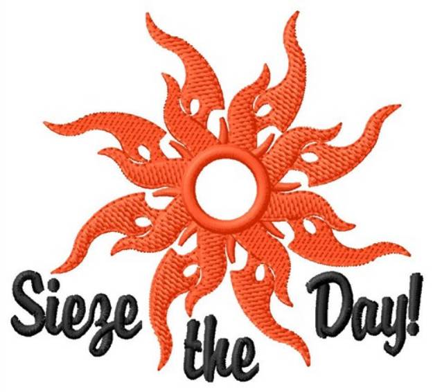 Picture of Seize The Day Machine Embroidery Design