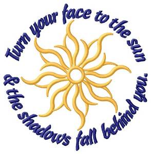 Picture of Turn Face To The Sun Machine Embroidery Design