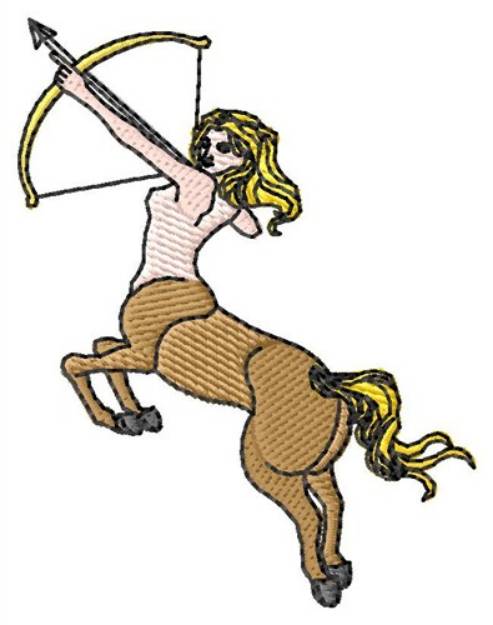 Picture of Lady Archer Machine Embroidery Design