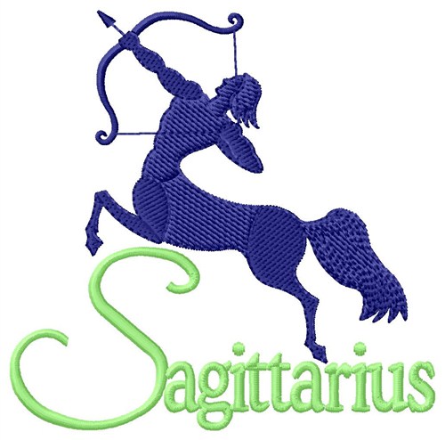 Sagittarius Archer Machine Embroidery Design