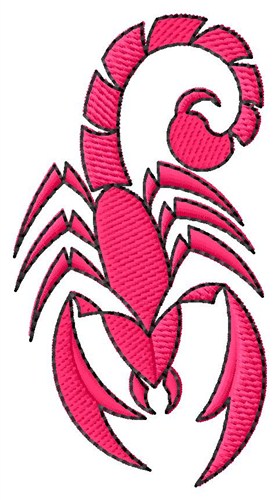 Scorpion Machine Embroidery Design