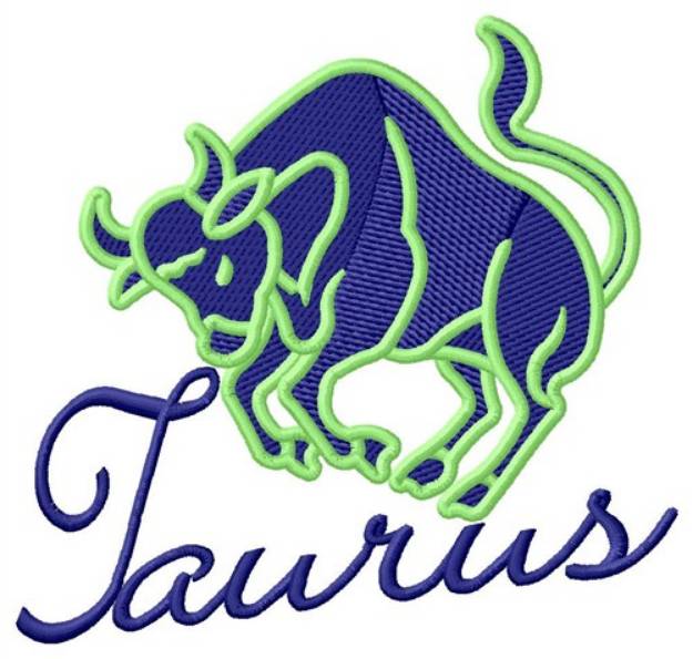 Picture of Taurus Bull Machine Embroidery Design