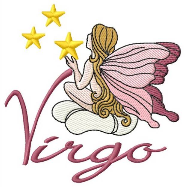 Picture of Virgo Child Machine Embroidery Design