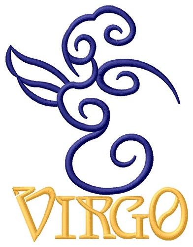 Virgo Tribal Virgin Machine Embroidery Design
