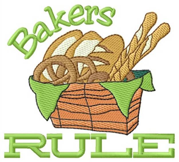 Picture of Bakers Rule Machine Embroidery Design