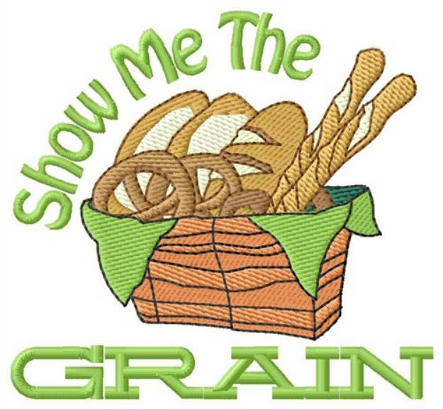 Picture of Show Me The Grain Machine Embroidery Design