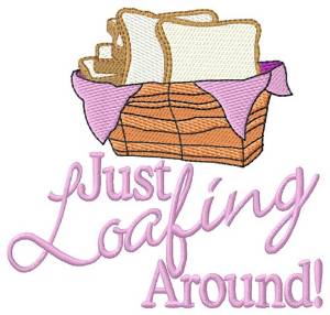 Picture of Just Loafing Around Machine Embroidery Design