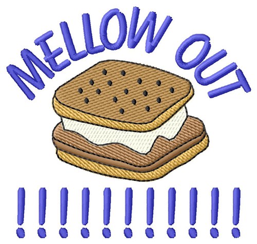 Mellow Out Machine Embroidery Design