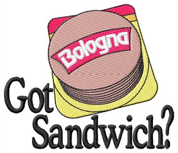 Picture of Got Sandwich? Machine Embroidery Design