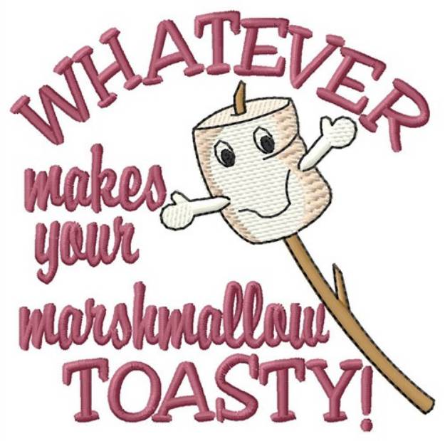Picture of Marshmallow Toasty Machine Embroidery Design
