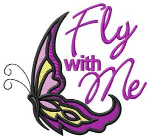 Picture of Fly With Me Machine Embroidery Design