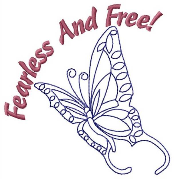 Picture of Fearless And Free Machine Embroidery Design