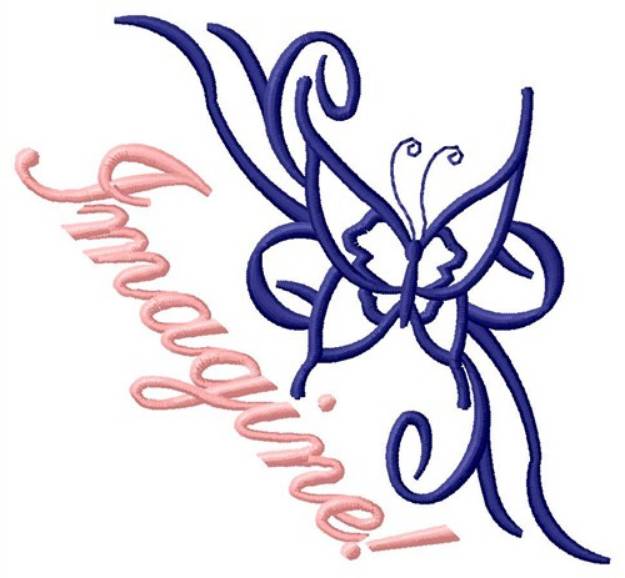 Picture of Imagine Butterfly Machine Embroidery Design
