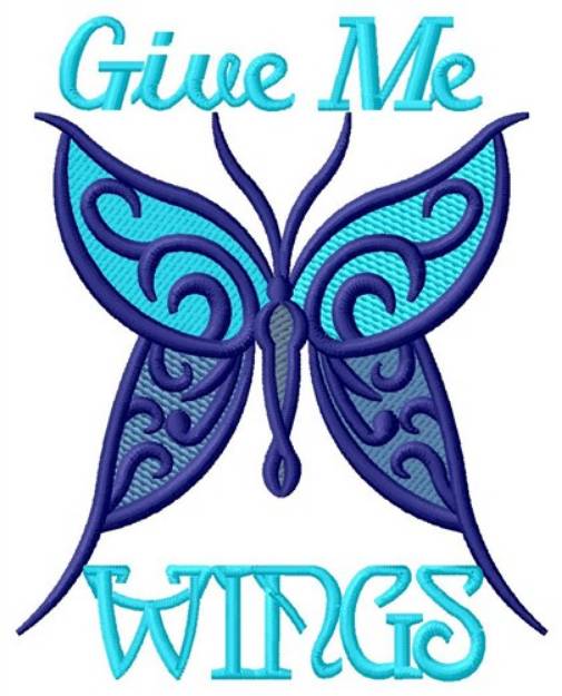 Picture of Give Me Wings Machine Embroidery Design