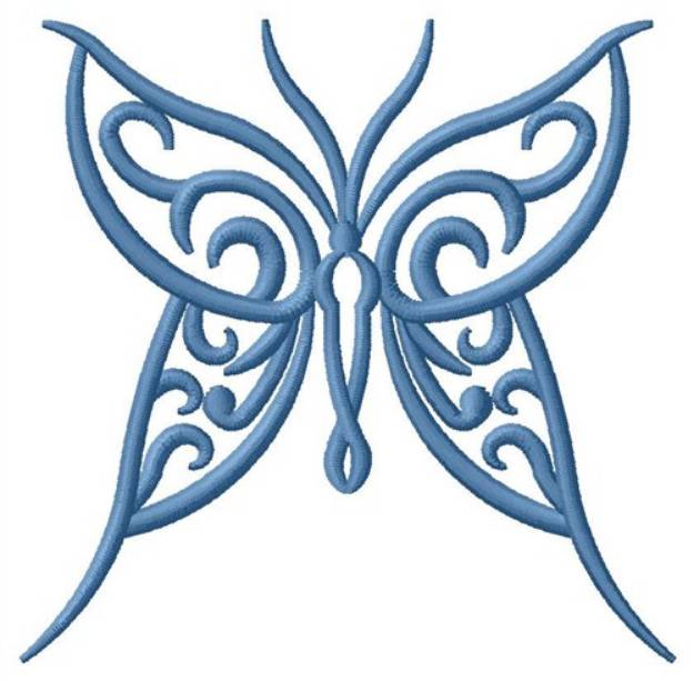 Picture of Beautiful Butterfly Outline Machine Embroidery Design