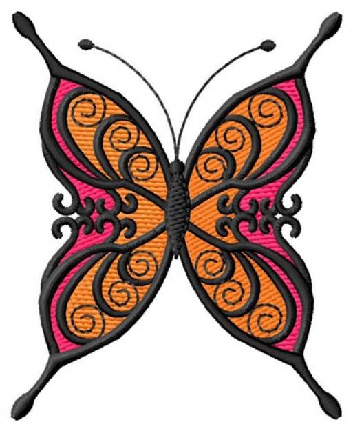 Picture of Exotic Butterfly Machine Embroidery Design