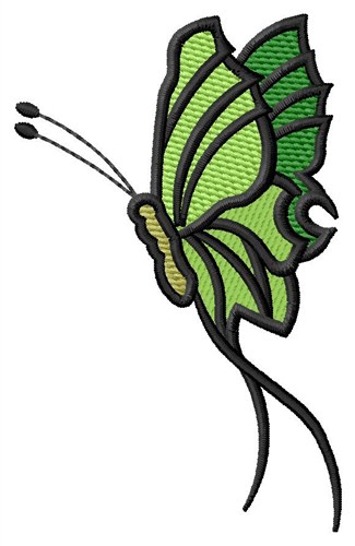 Flutter Butterfly Machine Embroidery Design