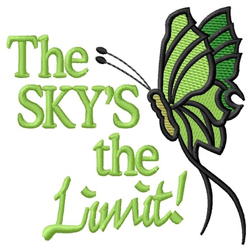 The Skys the Limit Machine Embroidery Design