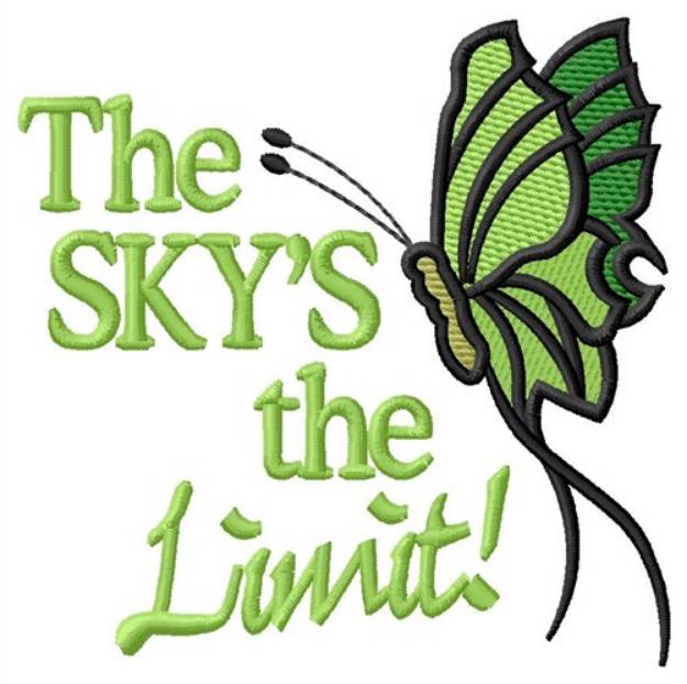 Picture of The Skys the Limit Machine Embroidery Design