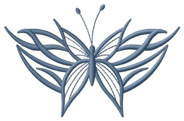 Picture of Butterfly Design Outline Machine Embroidery Design