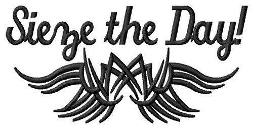 Sieze The Day Butterfly Machine Embroidery Design