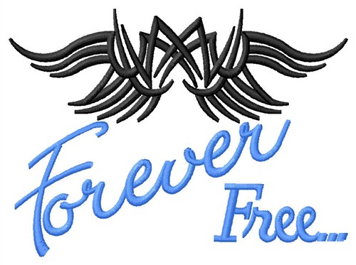 Forever Free Machine Embroidery Design